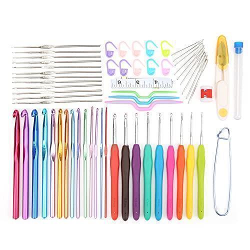 Crochet Hook Set, Aluminum Alloy Small and Portable Weaving Tools Complete Crochet Accessories for Knitting for Lovers -Free Shipping